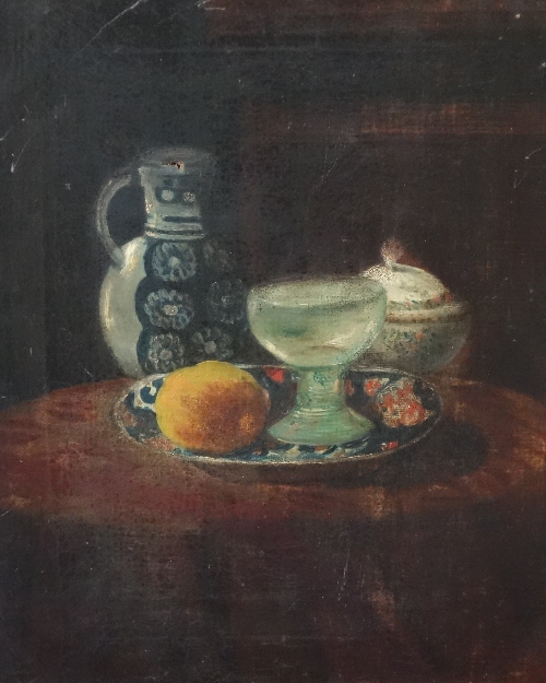 A still life, oil on canvas,