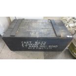 An ammunition box