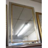 An Art Deco style mirror