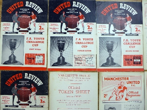 Four Manchester United reserves programmes, 1959-60, also two from 1961, - Image 3 of 3