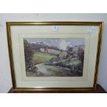 Michael Crawley, landscape, watercolour,