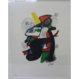 Joan Miro (1893 - 1983), La Melodie Acide, limited edition lithograph, numbered 442/1500,