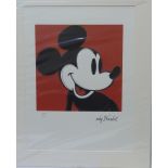 Andy Warhol (1928 - 1987), Mickey Mouse, limited edition lithograph, numbered 2789/5000,