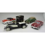 Thirteen model vehicles including Dinky, Corgi,