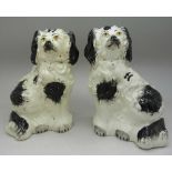 A pair of Staffordshire style spaniels,