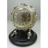 A Majak 11 jewels mantel clock, made in USSR, height 20.