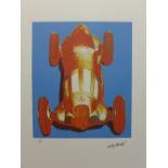 Andy Warhol (1928 - 1987), Mercedes W125, limited edition lithograph, numbered 625/1000,