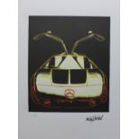 Andy Warhol (1928 - 1987), Mercedes C111, limited edition lithograph, numbered 590/1000,