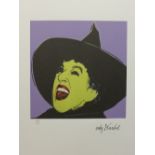 Andy Warhol (1928 - 1987), Witch, limited edition lithograph, numbered 1899/5000,