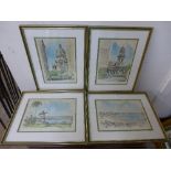 A set of four John Churchill Sampson signed prints,