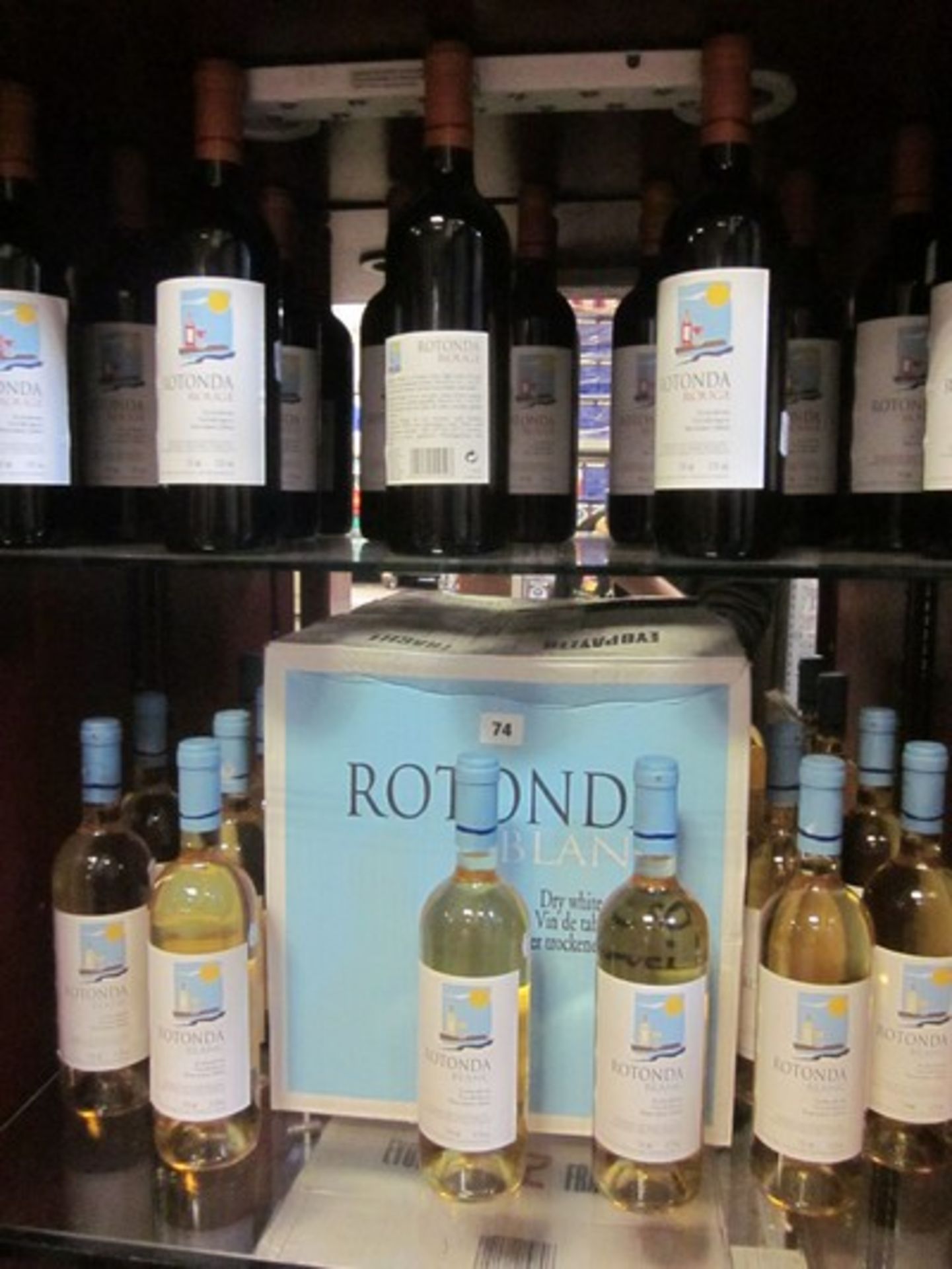 *Twelve bottles of Rotonda Rouge (750ml), eleven bottles of Rotonda Blanc (750ml) and a box of