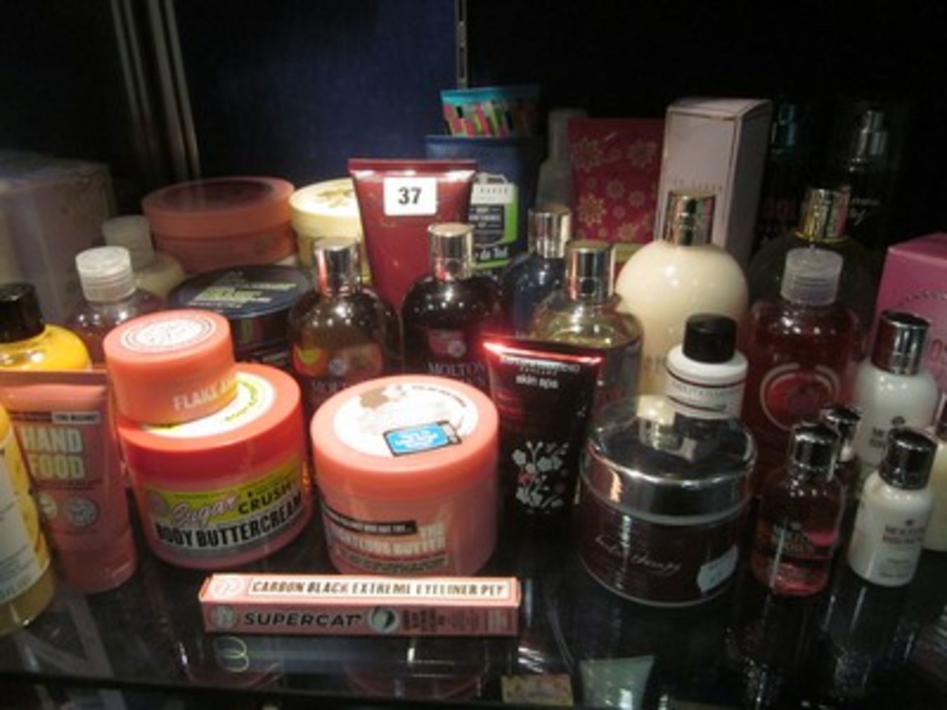 *A quantity of as new toiletries / beauty products to include: Body Shop, Molton Brown, Moschino,
