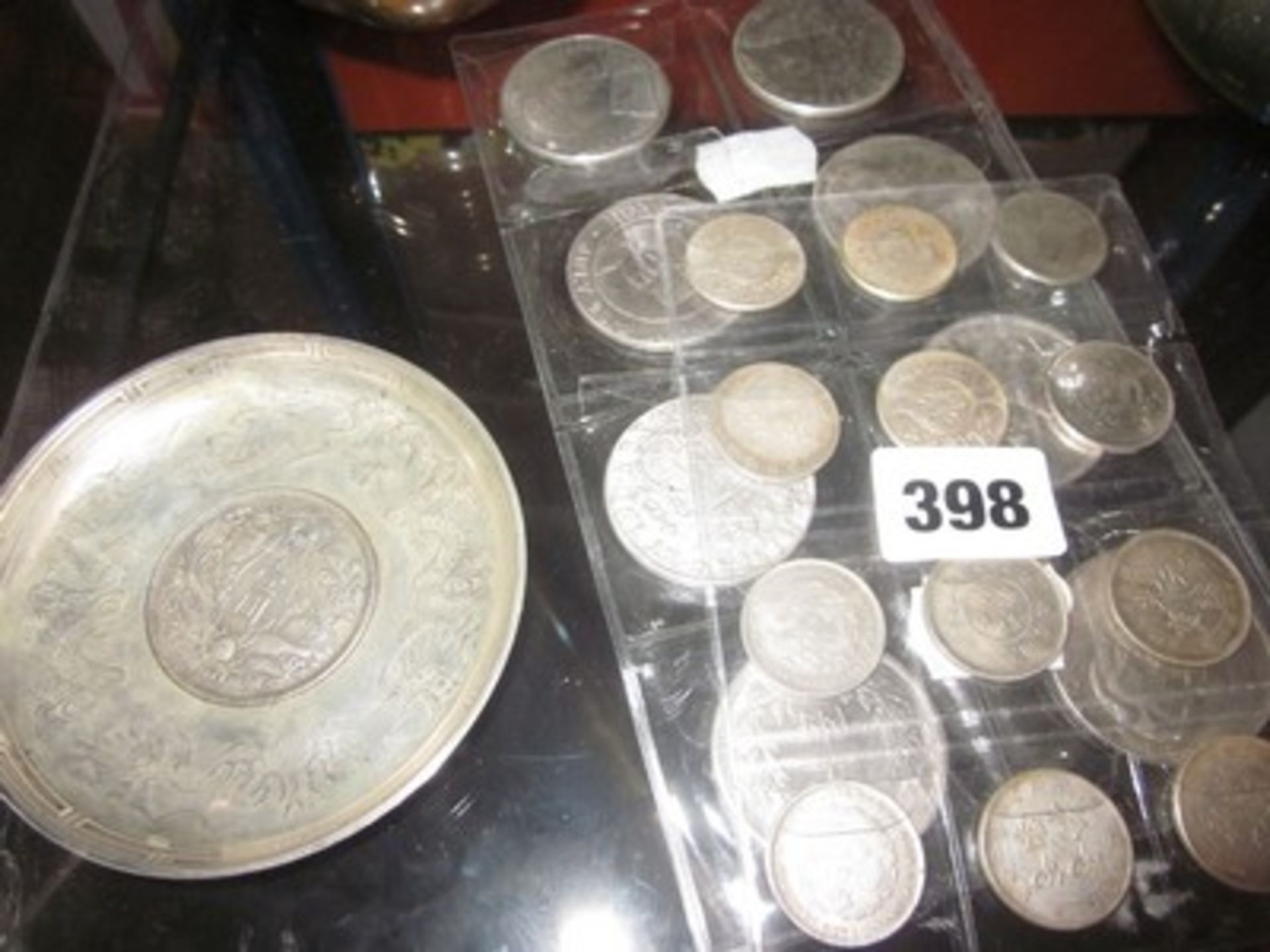 *A coin dish and twenty assorted coins.  Payment and collection by 5pm Friday 2nd October.