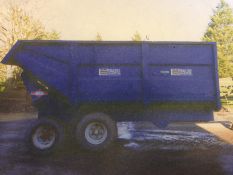 A S Marston 8 Tonne Dump Trailer. Location Ely, Cambridgeshire.