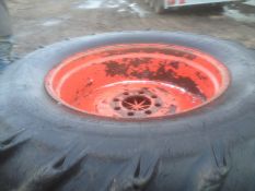 Wheels and Tyres 15.9/r28 . NO VAT. Location Reading, Berkshire.