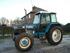 1993 Ford 7840 SLDP Tractor. Location Market Drayton, Shropshire