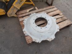 10 hole rear wheel pans 335mm centres, 790mm diameter
