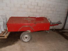 Nicholson Chemical trailer, with ball hitch.