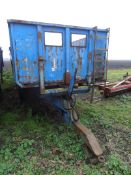 AS Marston tandem axle 12 tonne grain trailer with auto tailgate and hydraulic brakes.