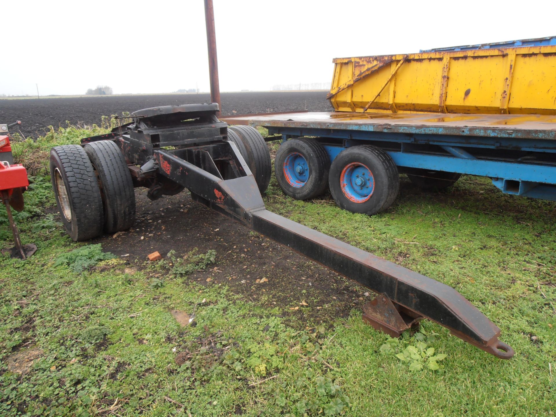 5th wheel bogie with extended drawbar. - Image 3 of 3