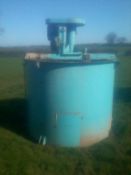 Edward & Jones Steel Liquid Mixer Tank. Location Wigton, Cumbria.