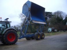 1990 Bunnings 8 ton Chaser Bin. Location - Thetford, Norfolk