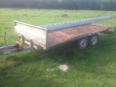 Indespension Twin Axle Trailer. Location Reading, Berkshire.