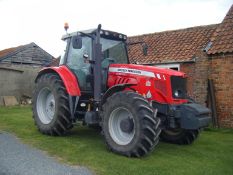 MF 6480 Dyna 6 1,049 hours, good tyres, 2011. HOURS CORRECTED Location: Louth, Lincolnshire.