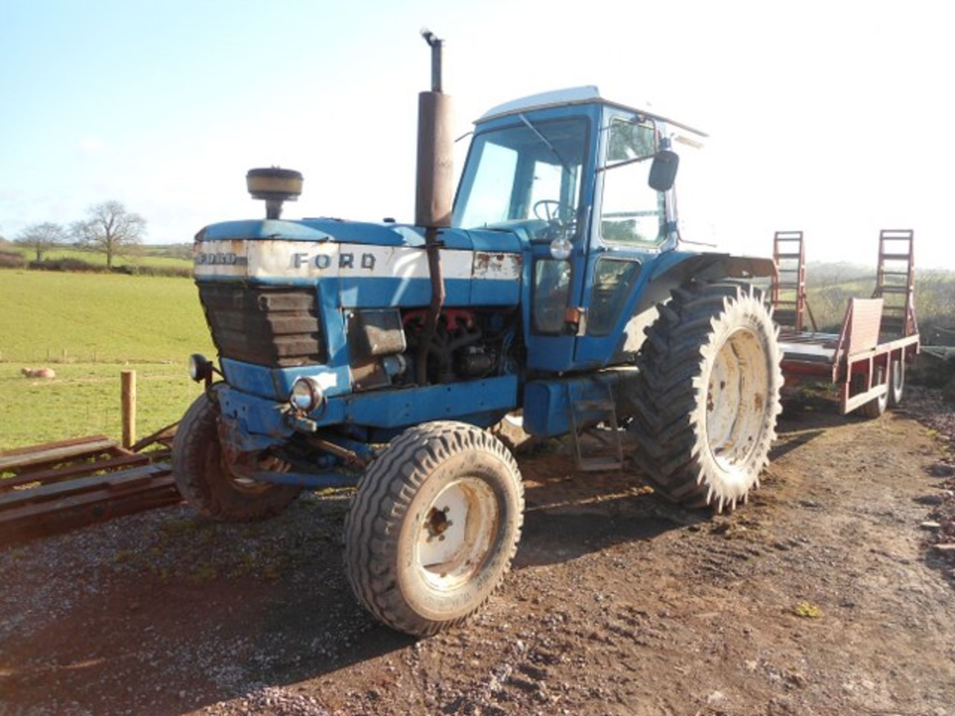 1977/8 Ford 8100 2wd Tractor. Location Tiverton, Devon