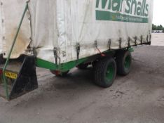 Farm converted twin axle 18ft curtainsided trailer. Location Boston, Lincolnshire