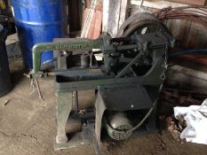 1970 Manchester Vintage Power Band Saw. Location Bungay, Suffolk