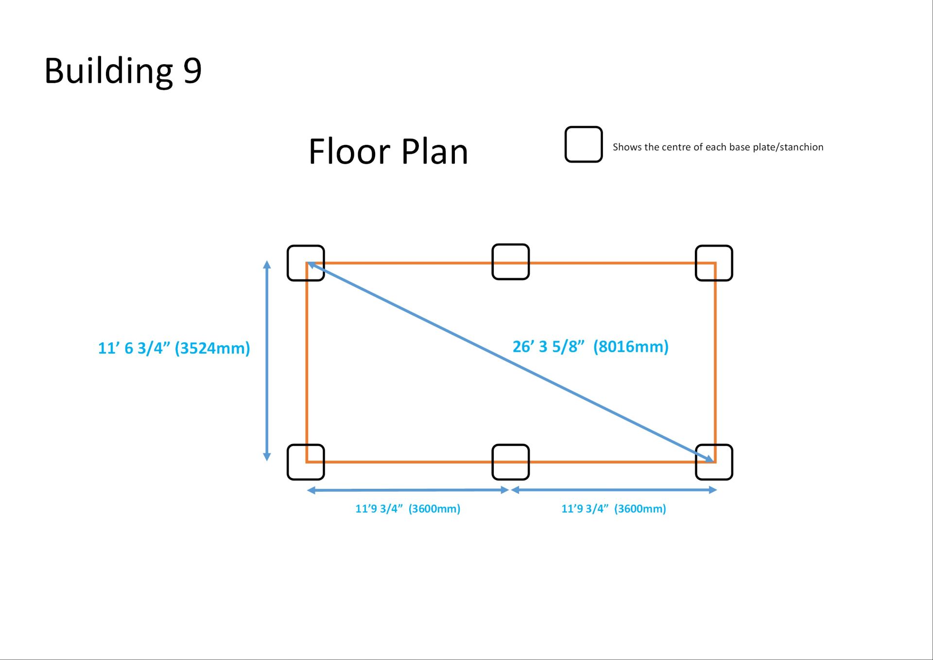 Steel framed stable/mono slope 24ftlong x 12ft wide x 8ft @front x7ft @ back x 3 ft canopy  (a1224) - Image 8 of 8