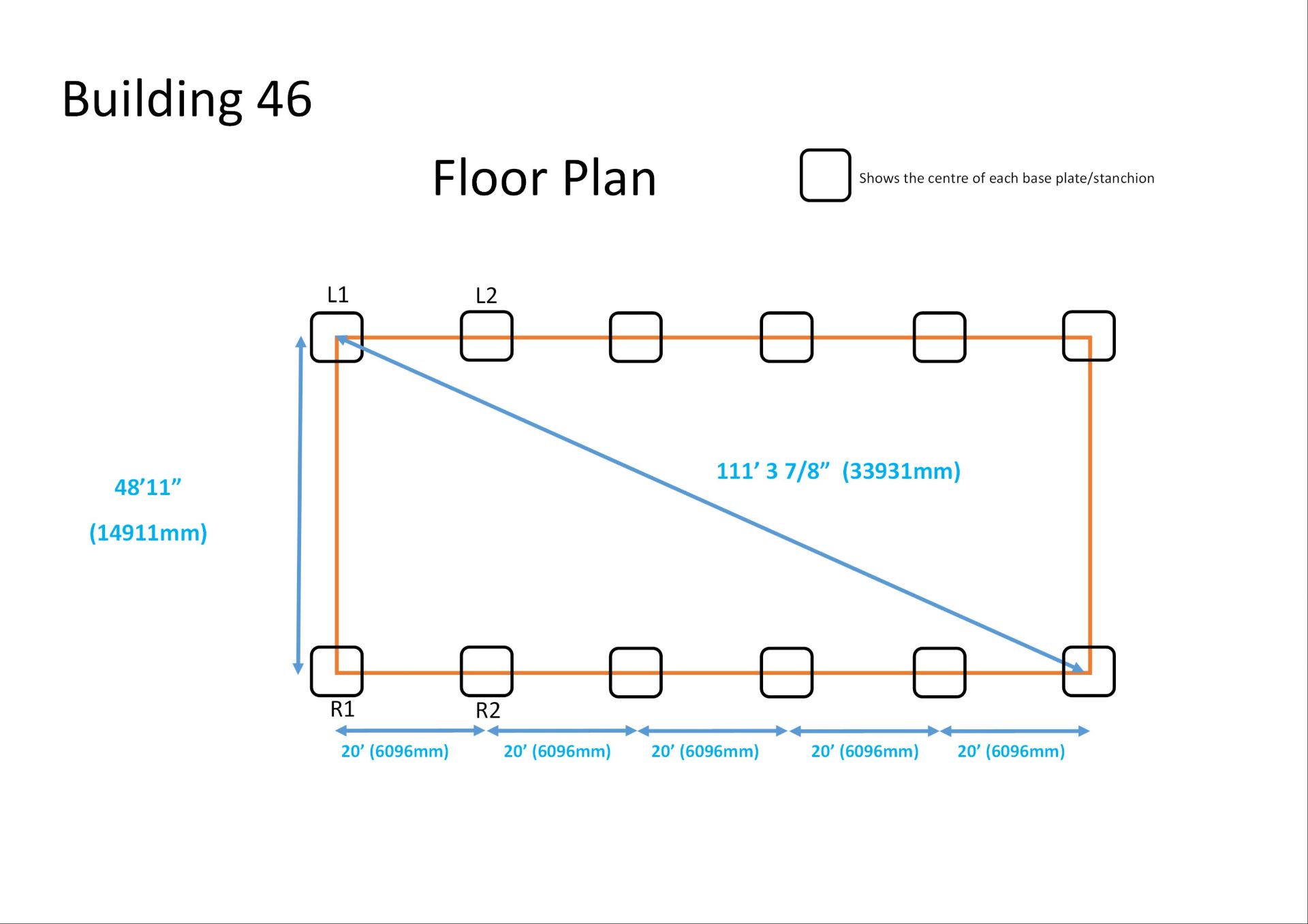 Steel framed building 100ft long x 50 ft wide x 20 ft @ eaves 12 .5 deg roof pitch - Image 10 of 11