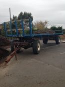 Used 26ft Trailer with detachable bogey.