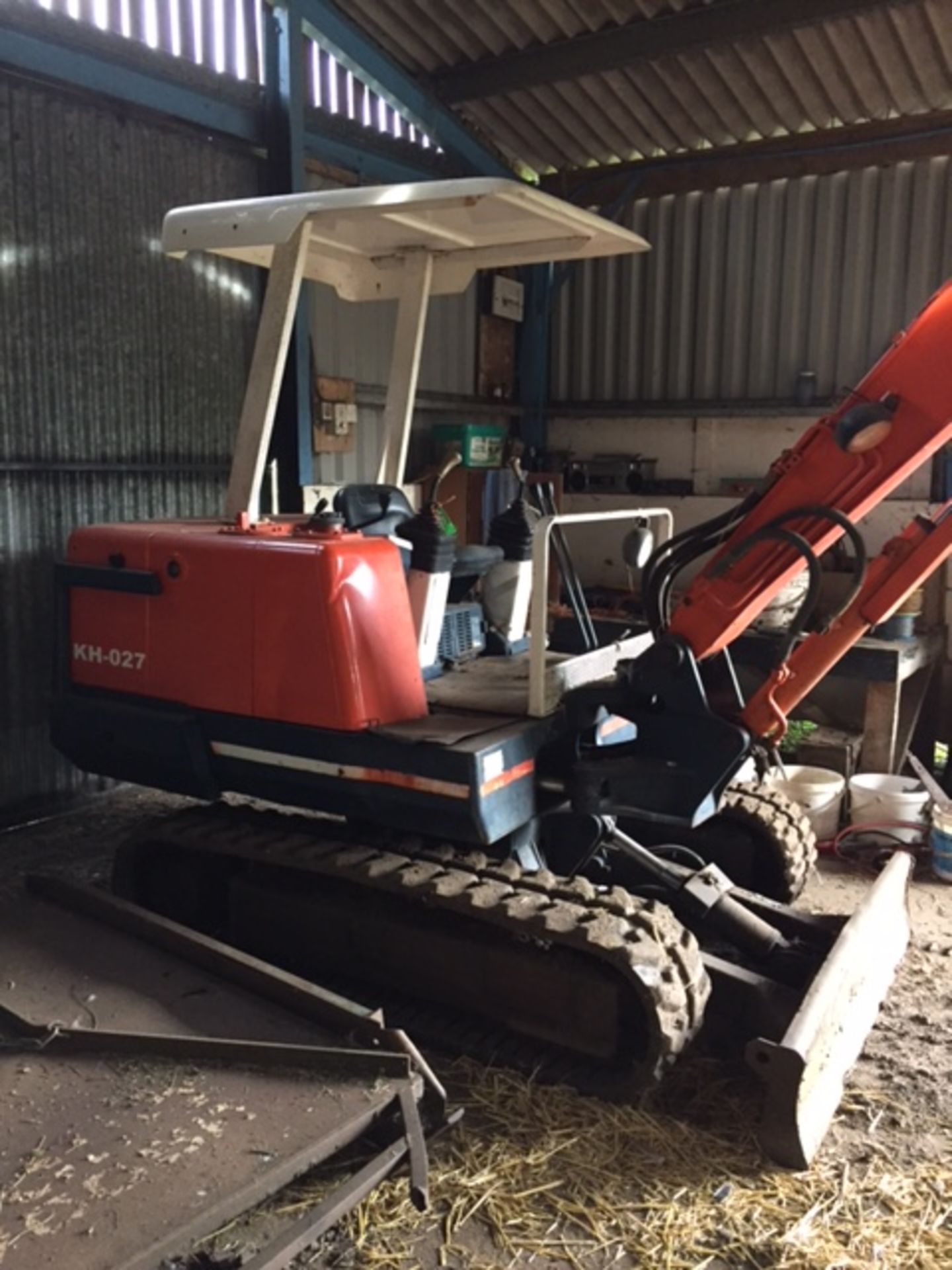 Kubota Ace Gear KH-027 Rubber Tracked Excavator. - Image 6 of 10