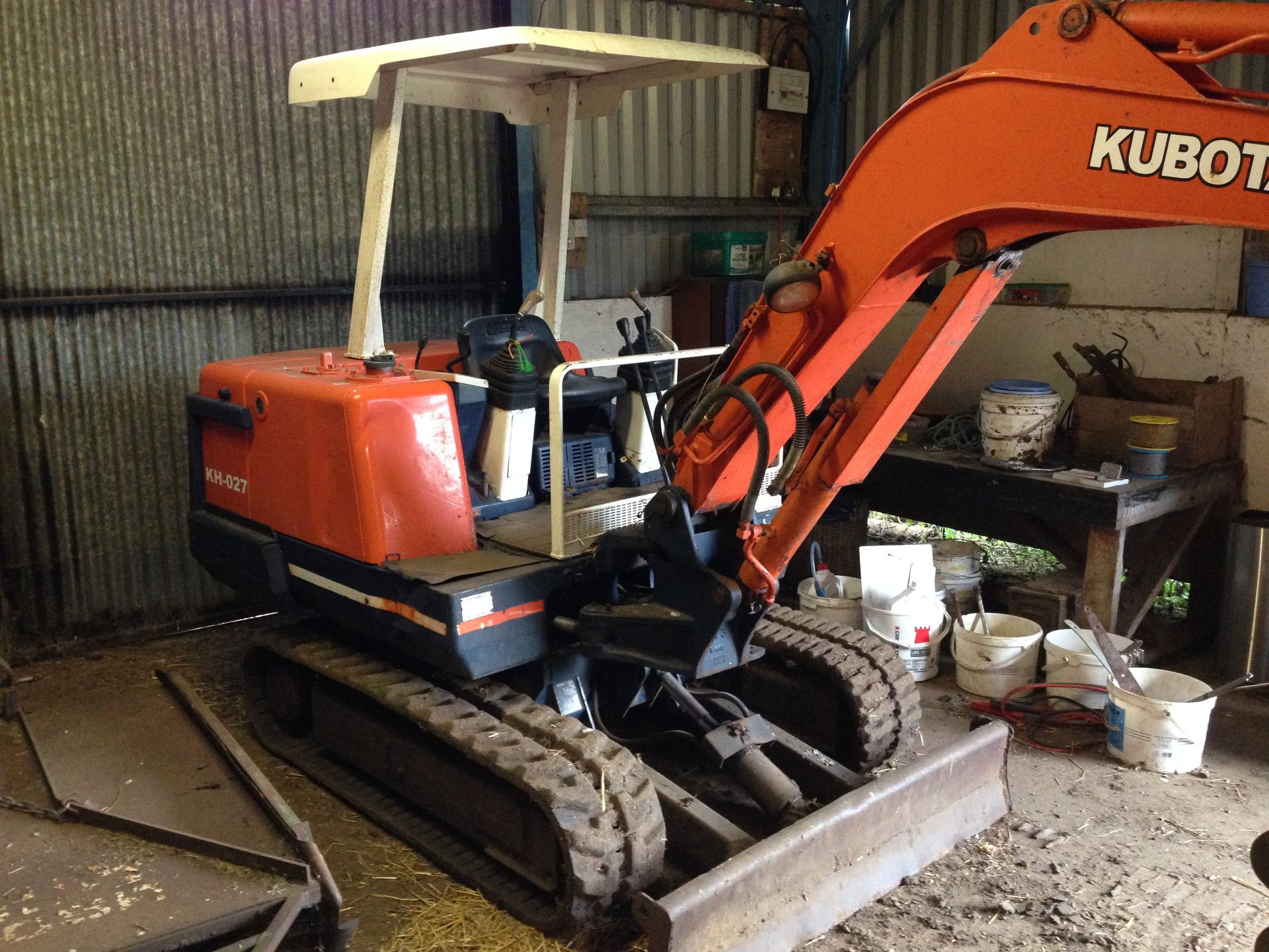 Kubota Ace Gear KH-027 Rubber Tracked Excavator. - Image 2 of 10