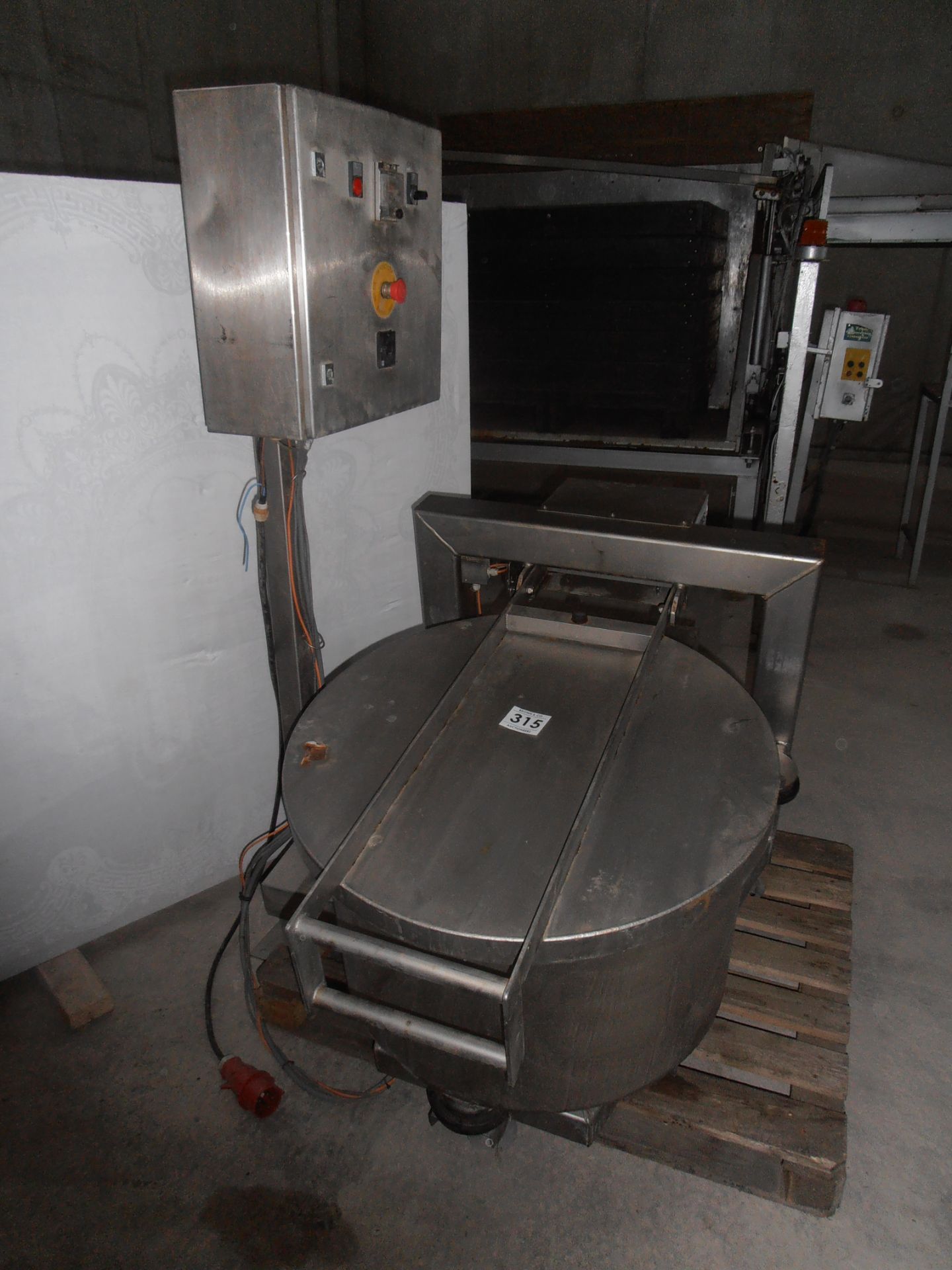 Noord - Oost Nederland Vegetable Spin Drier Serial No: 220759/450, Yr 2002