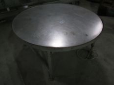 Lazy Susan, Mild Steel Frame with Stainless Steel Top