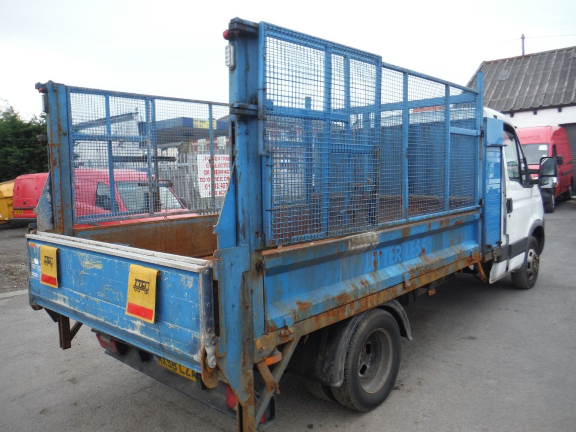 58 reg IVECO DAILY 50C15 CAGED TIPPER, 1ST REG 10/08, TEST 09/15, 117628M, V5 HERE, 1 OWNER FROM NEW - Image 4 of 5