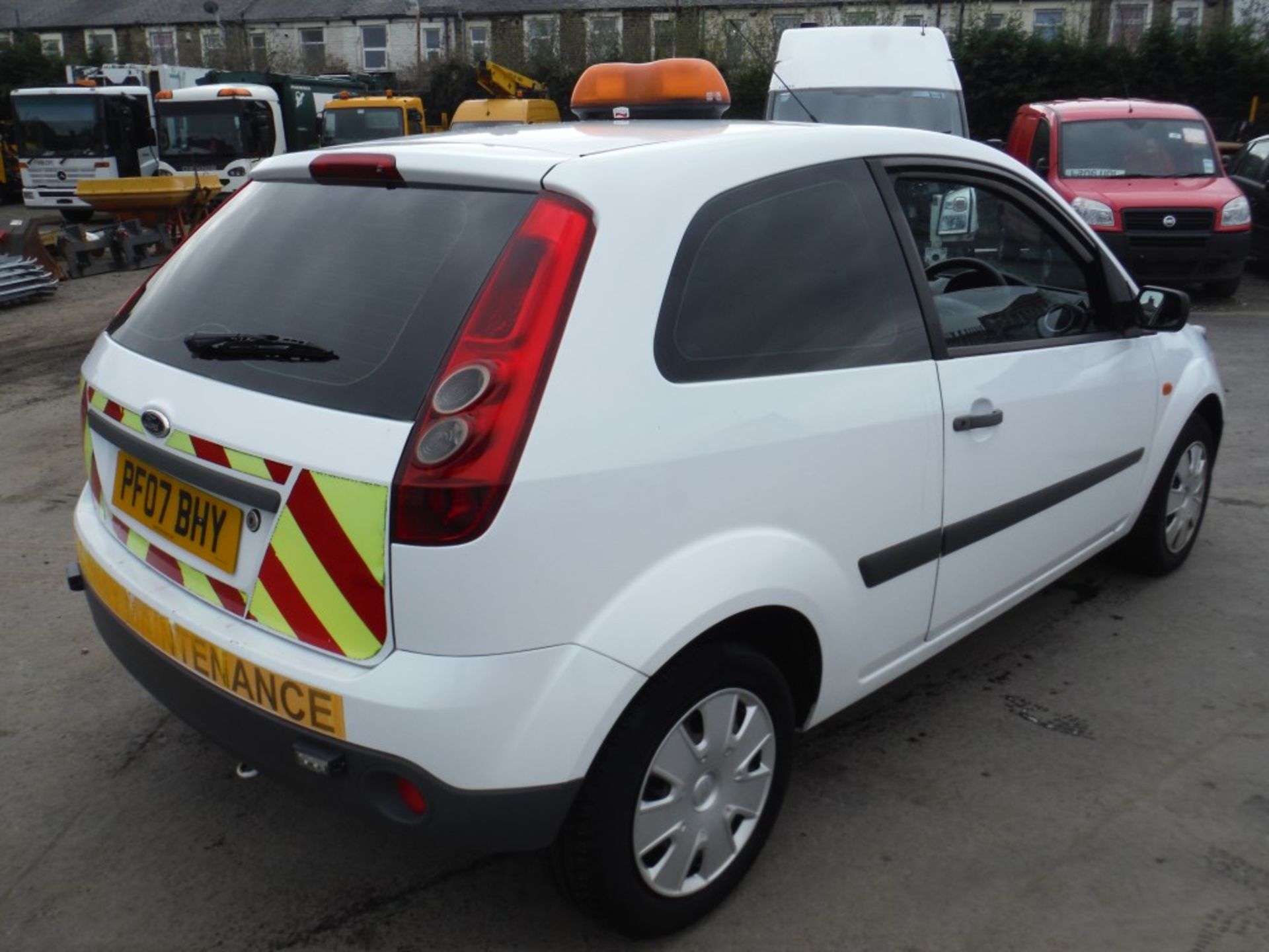 07 reg FORD FIESTA TDCI VAN, 1ST REG 05/07, 161824M, V5 HERE, 1OWNER FROM NEW (DIRECT COUNCIL) [+ - Image 4 of 5