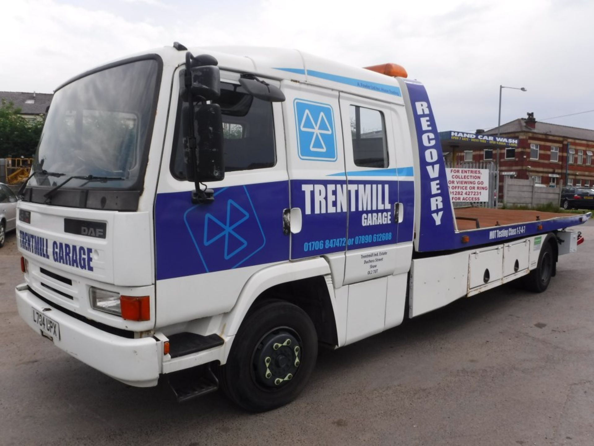 L reg LEYLAND DAF 45.150 RECOVERY TRUCK, TILT & SLIDE BODY, SPEC LIFT, 1ST REG 07/94, 57290KM NOT - Image 2 of 5