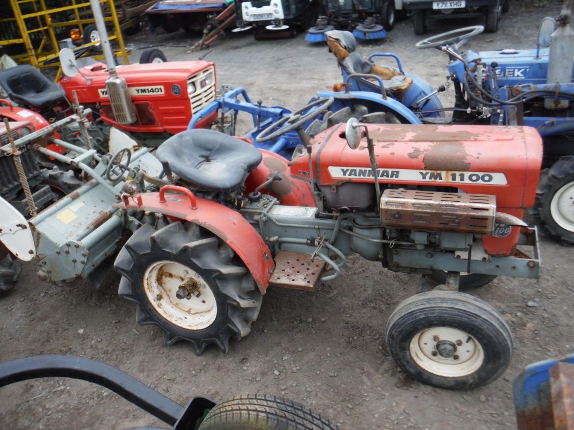 YANMAR YM1100 2WD TRACTOR C/W ROTOVATOR [+ VAT]