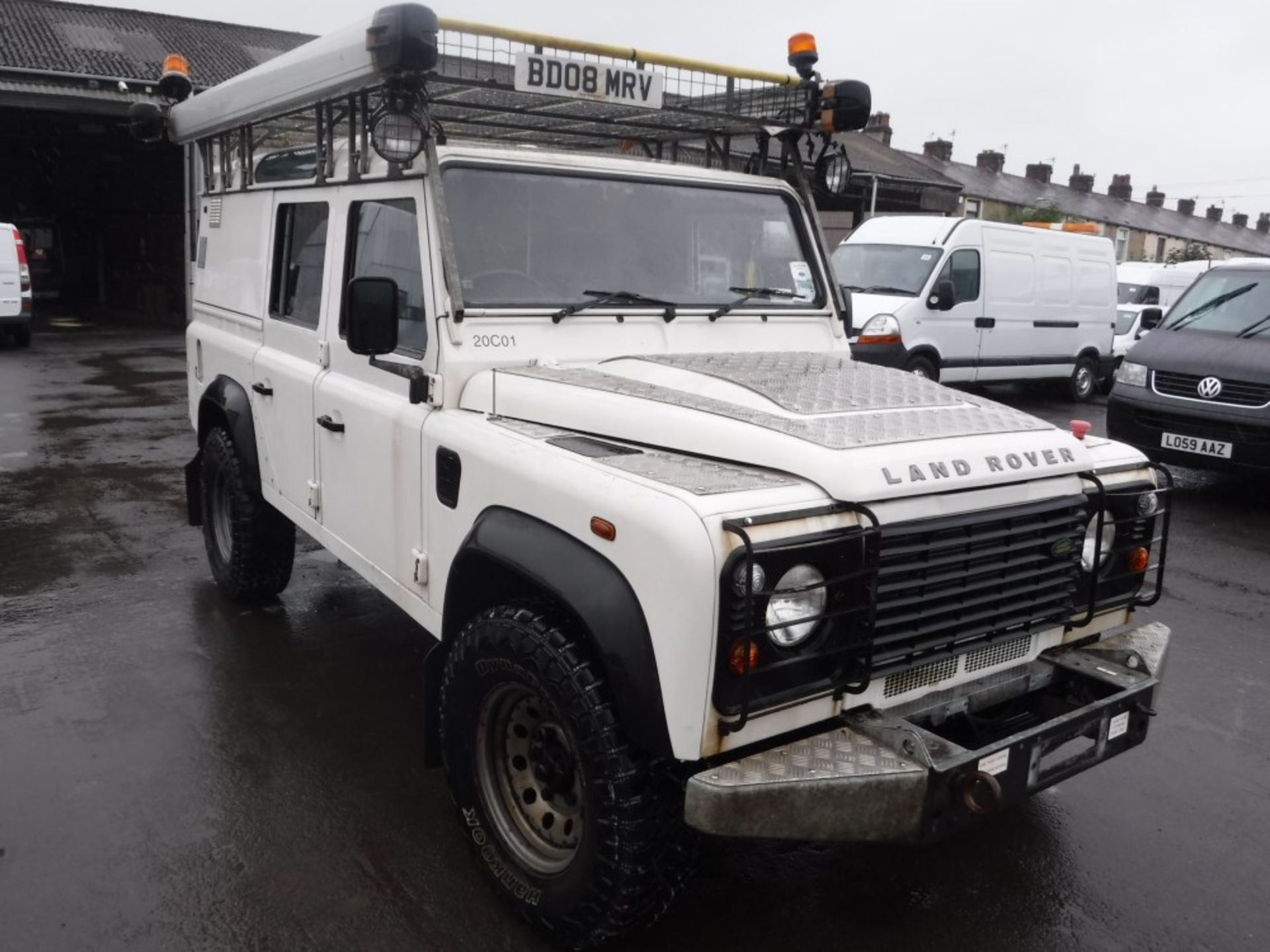 08 reg LAND ROVER 110 DEFENDER DOUBLE CAB VAN, 1ST REG 07/08, TEST 05/16, 118475M, V5 HERE, 1 FORMER