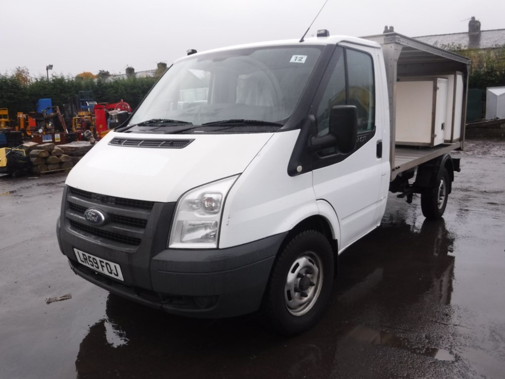 59 reg FORD TRANSIT 100 T350M RWD MILKFLOAT, 1ST REG 12/09, 132361M WARRANTED, V5 HERE, 1 OWNER FROM - Image 2 of 5