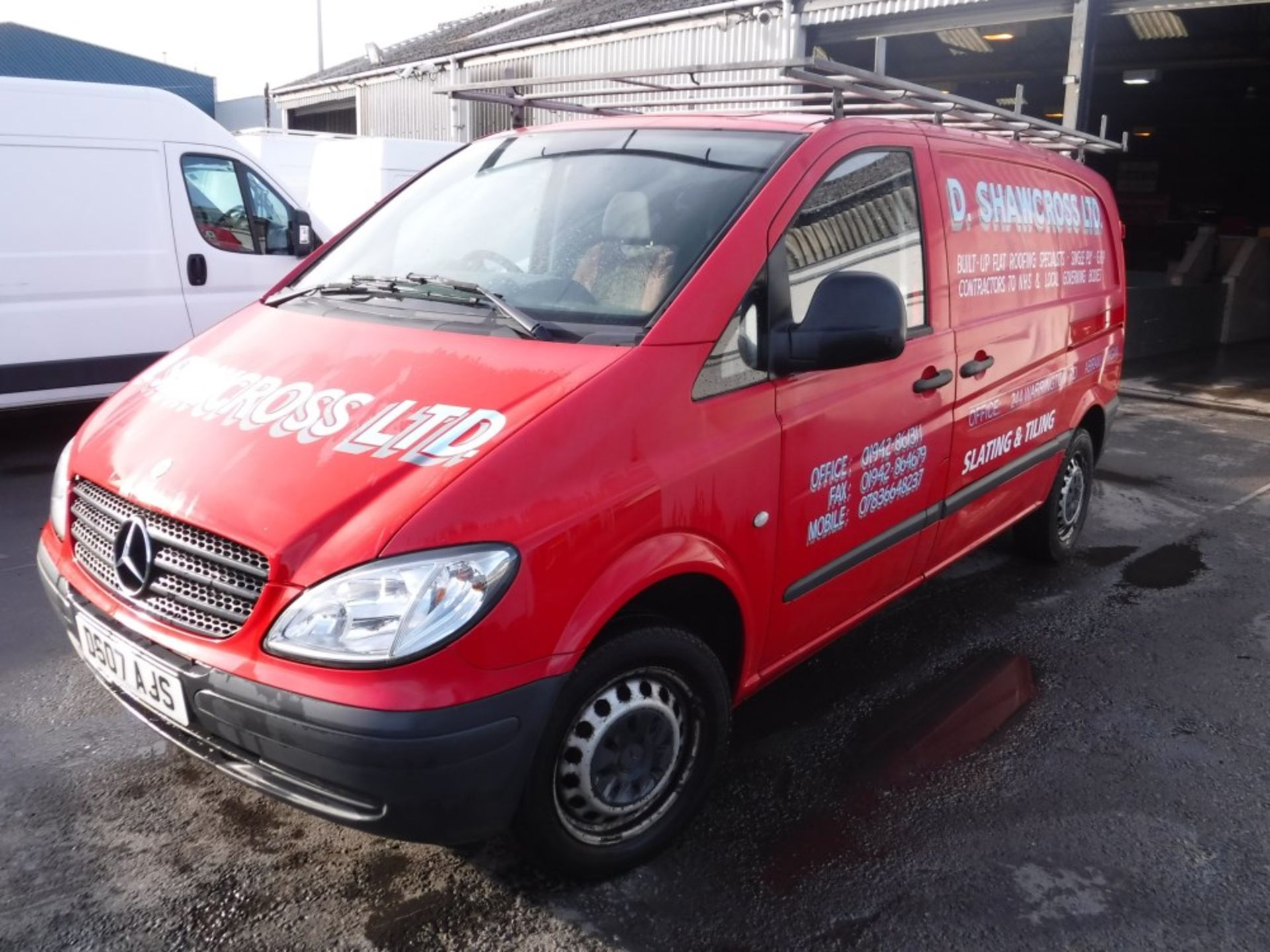 07 reg MERCEDES VITO 111 CDI COMPACT, 1ST REG 04/07, TEST 04/16, 92678M WARRANTED, V5 HERE, 1 - Image 2 of 5