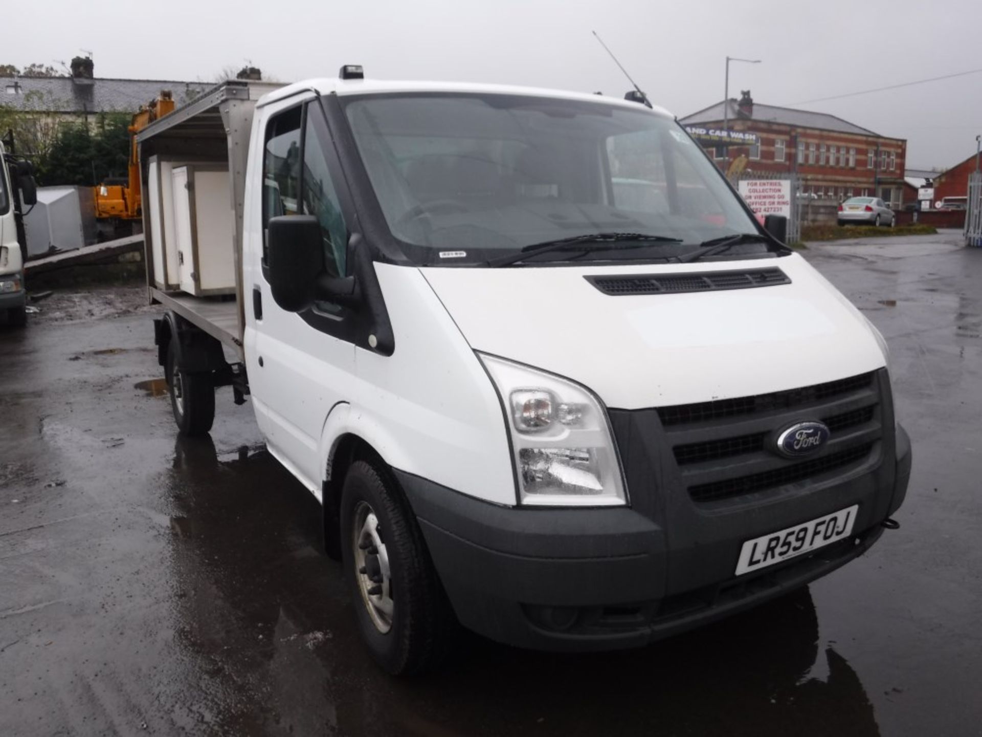 59 reg FORD TRANSIT 100 T350M RWD MILKFLOAT, 1ST REG 12/09, 132361M WARRANTED, V5 HERE, 1 OWNER FROM