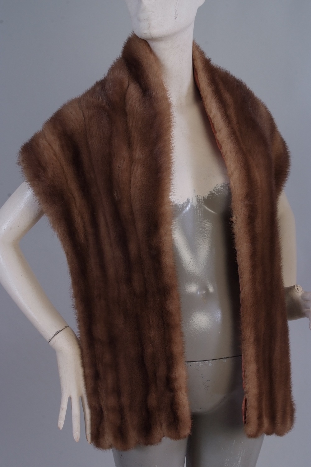 Two Vintage 30/40's Silver Fox and Mink - Image 3 of 4