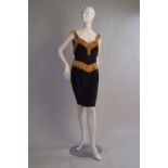 A 1990's 'Moschino Couture!' Black Dress