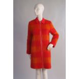 A 'Courreges 21' Coat.  Made in Japan in