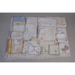 A collection of Assorted Linen.  To incl
